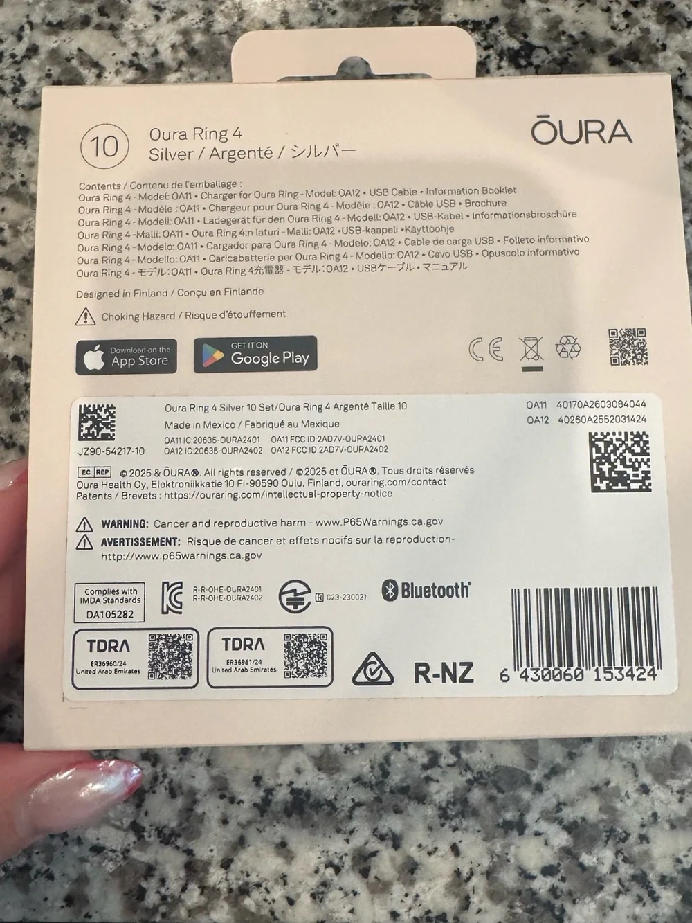 Oura Ring 4 sz 10